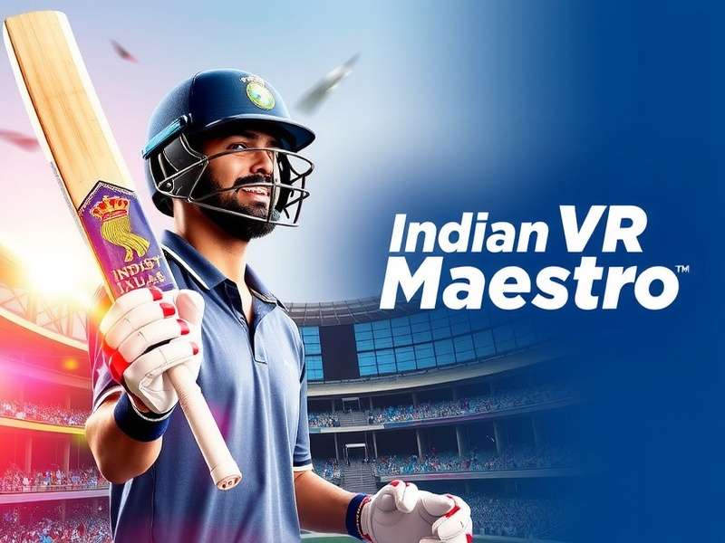 Indian VR Cricket Maestro - Immersive Cricket Experience Indian VR Cricket Maestro Official Cover Art